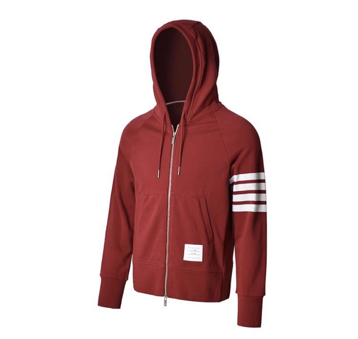 Thom Browne Couple Hoodie | 2-Way Zip & Drawstring Hood | 5 Colors | Sizes S–XXXXL