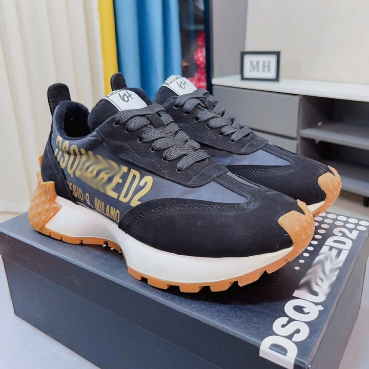 Dsquared2 Maple Leaf Sneakers — White, Black, Green & Black Gold | EU 38–45