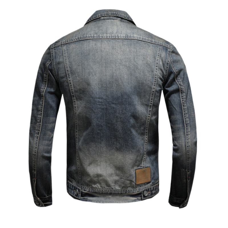 Dsquared2 All-Over Spots Slim Denim Jacket II — The Insider's Rock Denim.