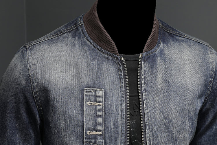 Dsquared2 All-Over Spots Slim Denim Jacket IV — Rock Denim, Every Day.
