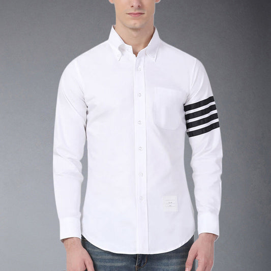 Thom Browne Casual Oxford Shirt | Feature Collection | Signature Solid | 100% Cotton