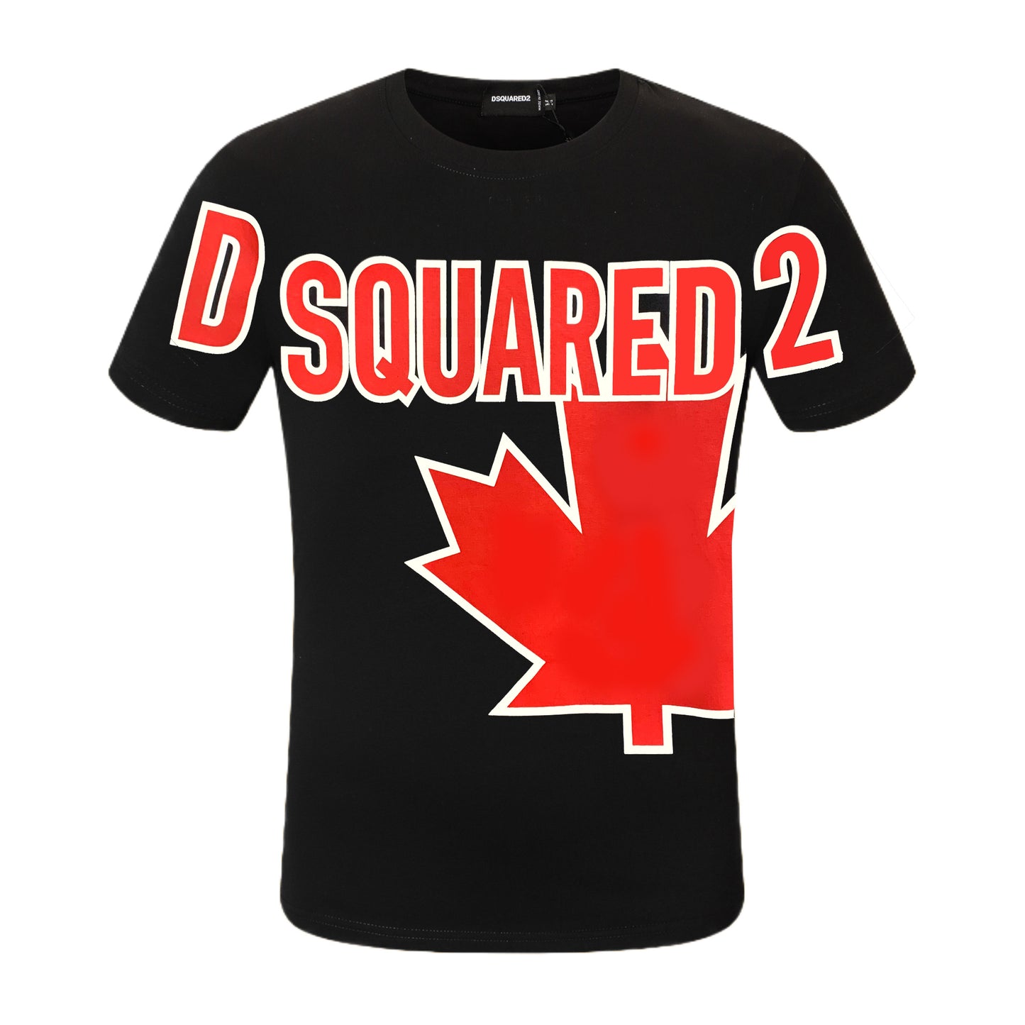 Dsquared2 Maple Leaf Cotton T-Shirt – 100% Cotton Unisex Tee | Black & White