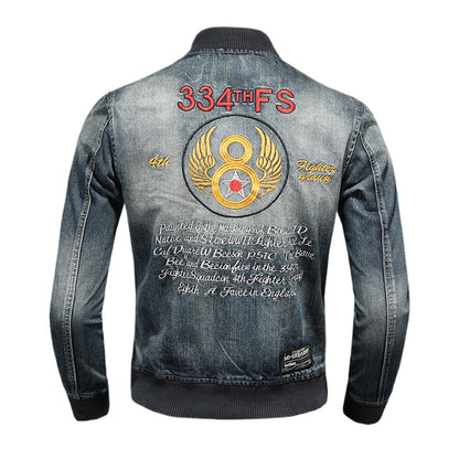 Dsquared2 All-Over Spots Slim Denim Jacket III — Rock Denim, Complete.