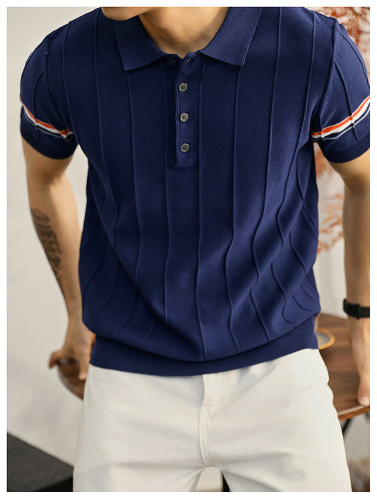 Thom Browne Classic Cotton Polo Shirt | Timeless 4-Bar Essential