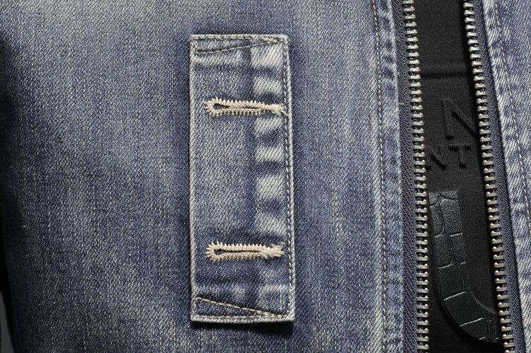 Dsquared2 All-Over Spots Slim Denim Jacket IV — Rock Denim, Every Day.