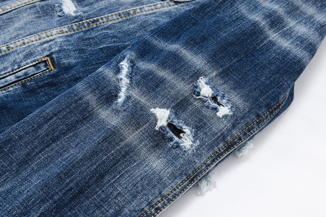 Dsquared2 All-Over Spots Slim Denim Jacket — The Original.