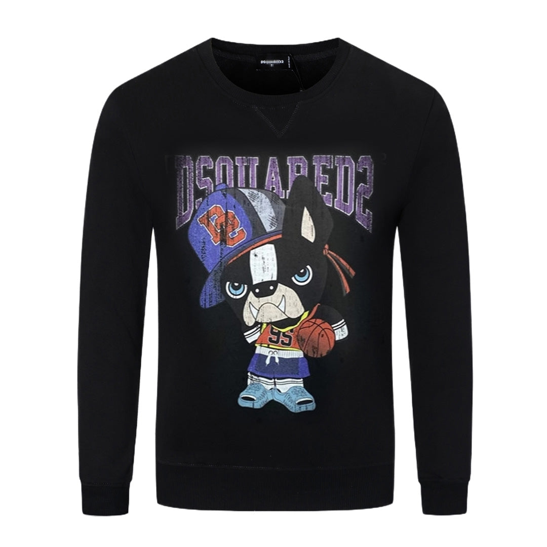 Dsquared2 Basketball Dog Cotton Sweatshirt — Canada's Game. Dsquared2's Dog.