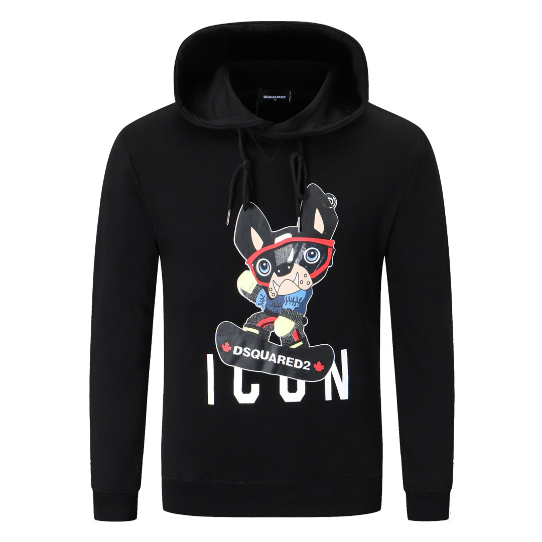 Dsquared2 Skateboard ICON Hoodie — Premium Cotton Streetwear