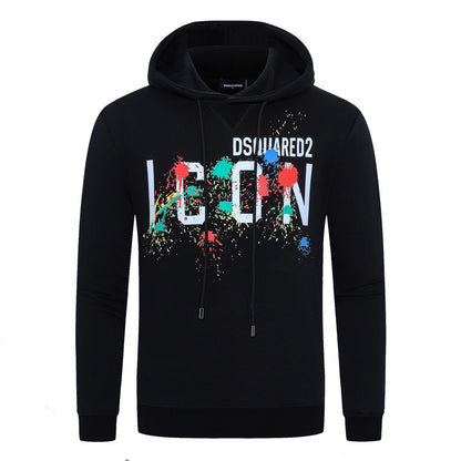 Dsquared2 Colorful Paint ICON Hoodie — Premium Cotton Streetwear