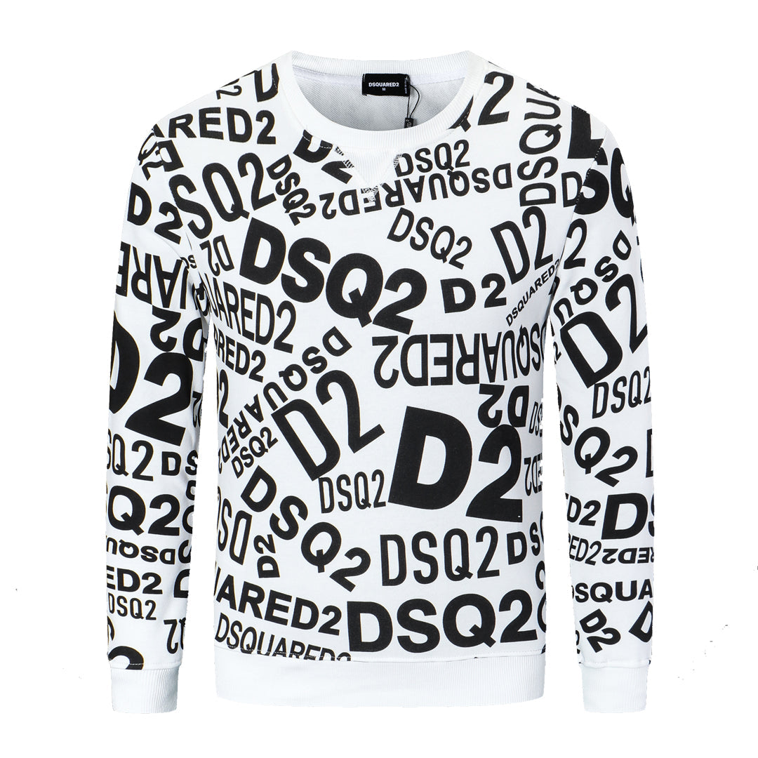 Dsquared2 DSQ2 Logo Cotton Sweatshirt — Understated Luxury for Every Day