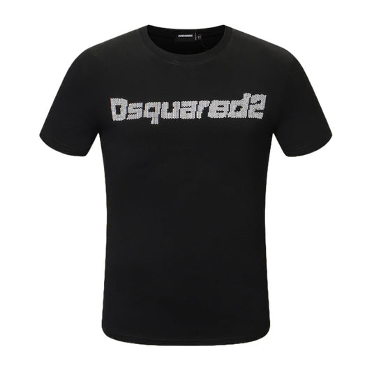 Dsquared2 Logo Black/White Cotton T-shirt