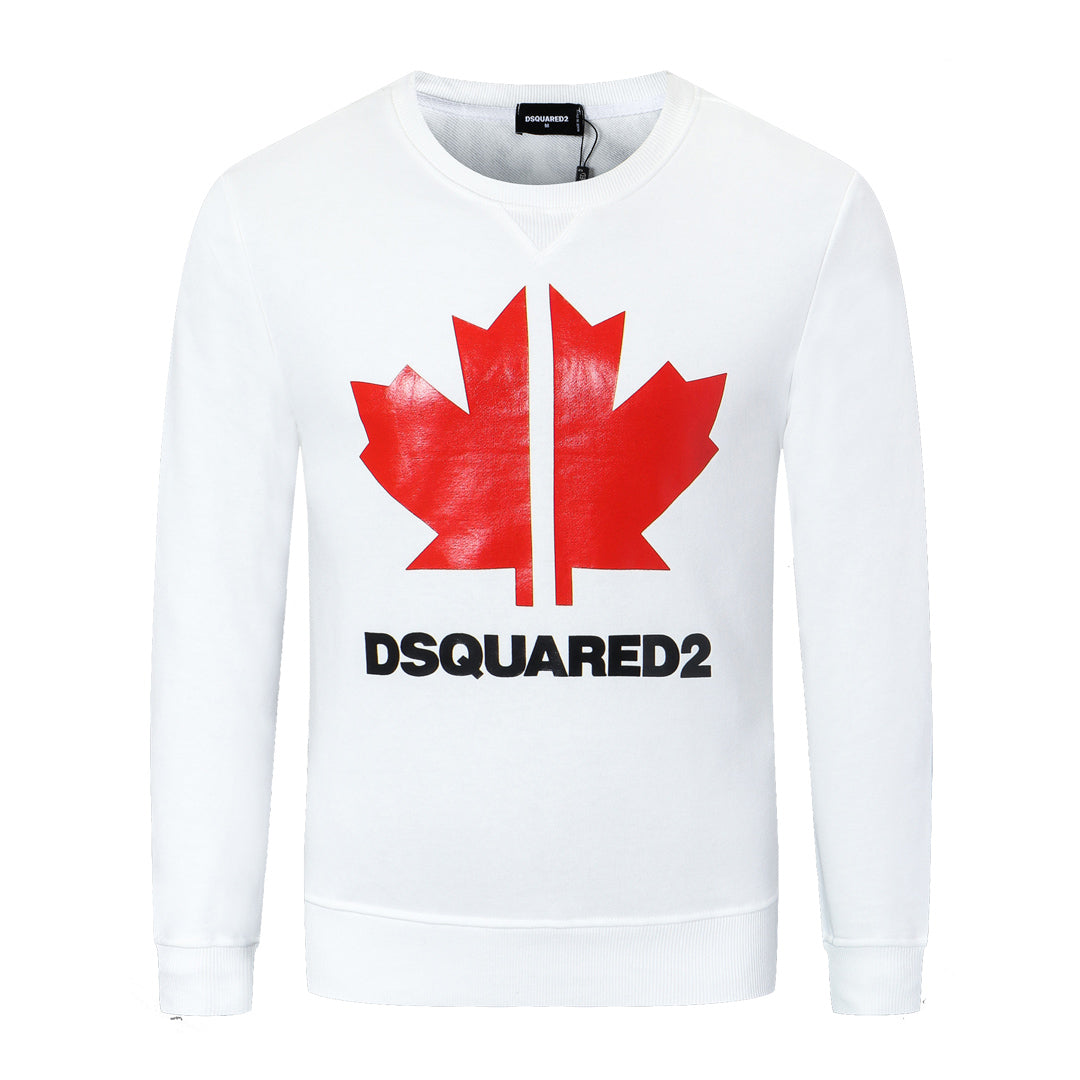 Dsquared2 Maple Leaf Logo Cotton Sweatshirt — Canada, Declared.
