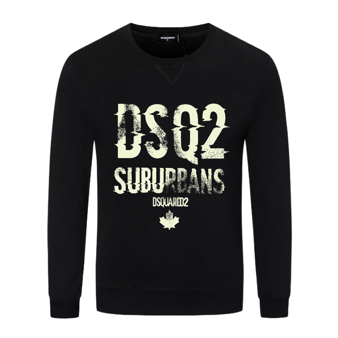 Dsquared2 Font Logo Cotton Sweatshirt — The Typography Is the Statement