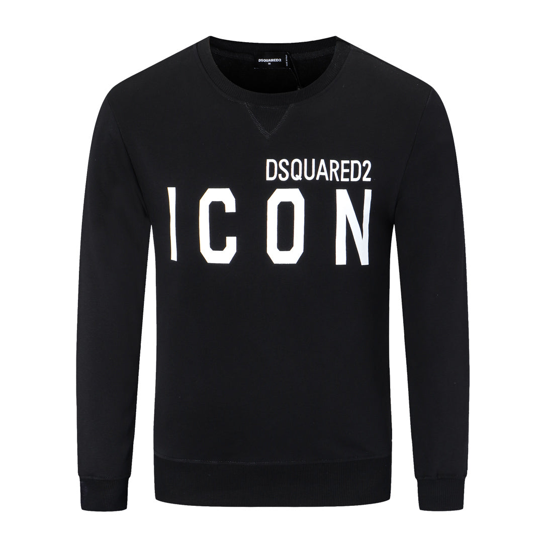 Dsquared2 ICON Logo Cotton Sweatshirt — The Symbol and the Name. Together.
