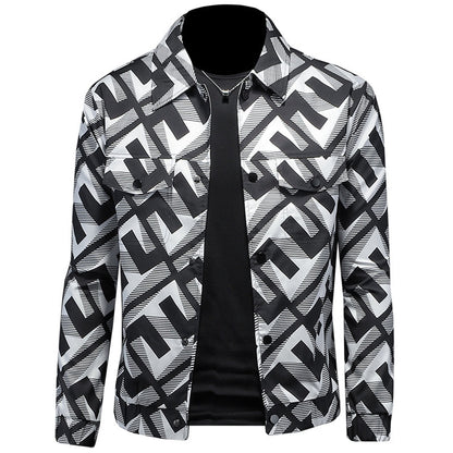 Dsquared2 All-Over Spots Casual Denim Jacket — Rock Energy, Zero Effort.