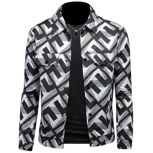 Dsquared2 All-Over Spots Casual Denim Jacket — Rock Energy, Zero Effort.