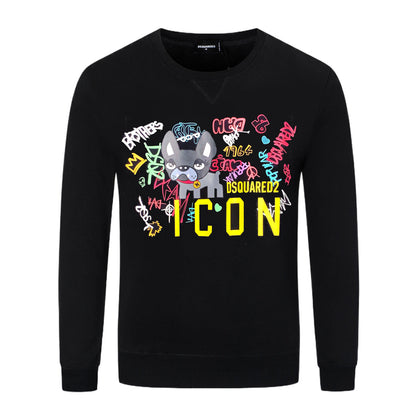 Dsquared2 Graffiti Dog Cotton Sweatshirt — The Only One in the Pack.