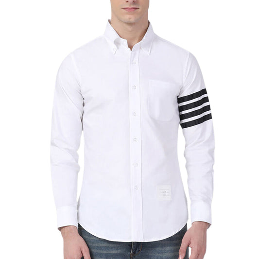 Thom Browne Casual Oxford Shirt | Feature Collection | Signature Solid | 100% Cotton