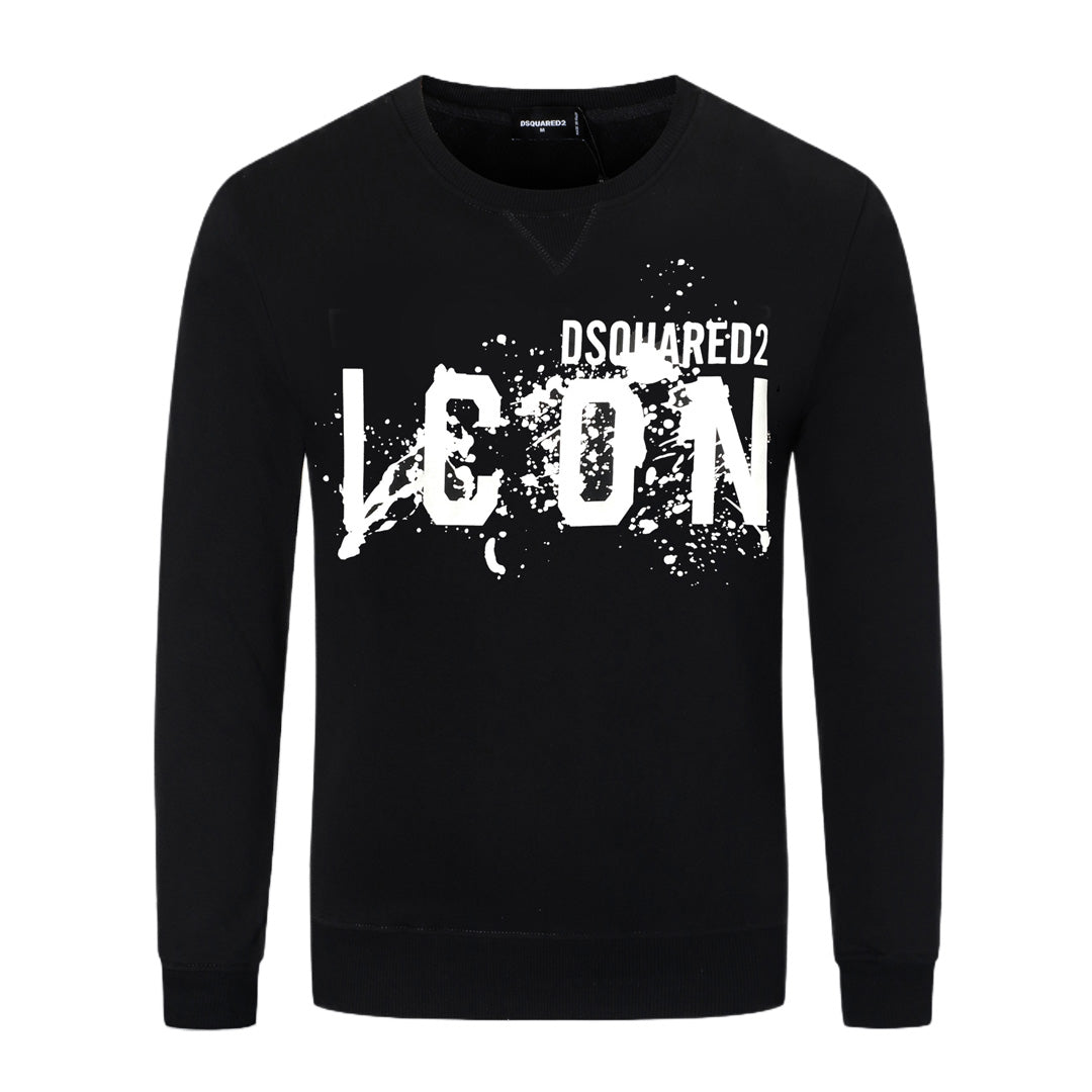 Dsquared2 Paint ICON Cotton Sweatshirt — Two Icons, One Canvas