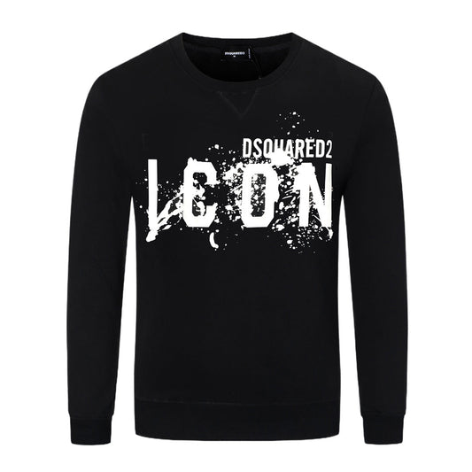 Dsquared2 Paint ICON Cotton Sweatshirt — Two Icons, One Canvas