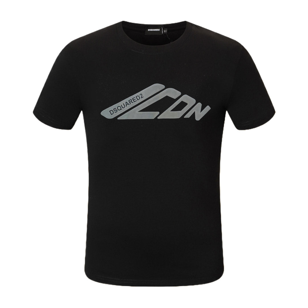 Dsquared2 ICON Logo Cotton T-Shirt – 100% Cotton Unisex Tee | Black & White