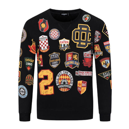 Dsquared2 Stamp Cotton Sweatshirt — Archive Aesthetic, Luxury Craft