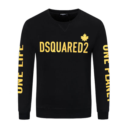 Dsquared2 Maple Leaf Logo Cotton Sweatshirt — Canadian Soul, Italian Craft