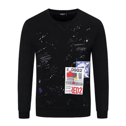 Dsquared2 Graffiti Poster Cotton Sweatshirt — Wear the Wall, Own the Street
