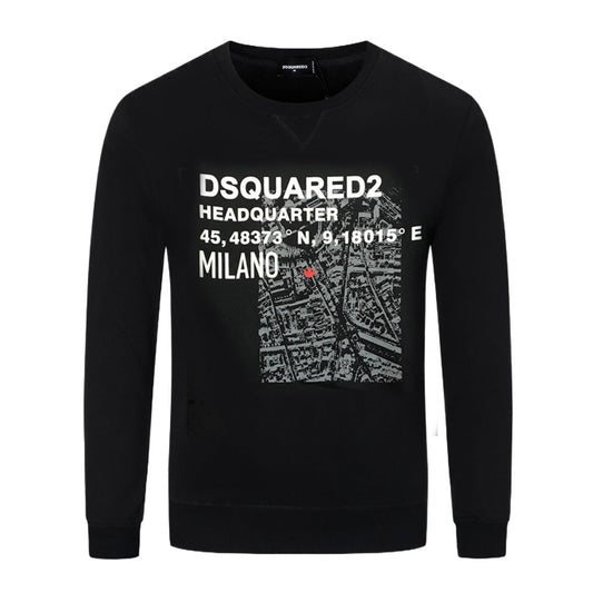 Dsquared2 City Street Cotton Sweatshirt — Luxury, Born on the Street.