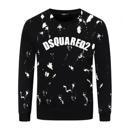 Dsquared2 Paint Logo Cotton Sweatshirt — Street Art Meets Italian Craft