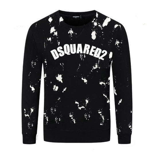 Dsquared2 Paint Logo Cotton Sweatshirt — Street Art Meets Italian Craft