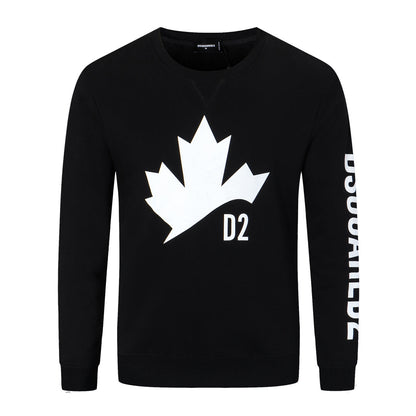 Dsquared2 Maple Leaf D2 Cotton Sweatshirt — Canadian Roots. Italian Luxury.