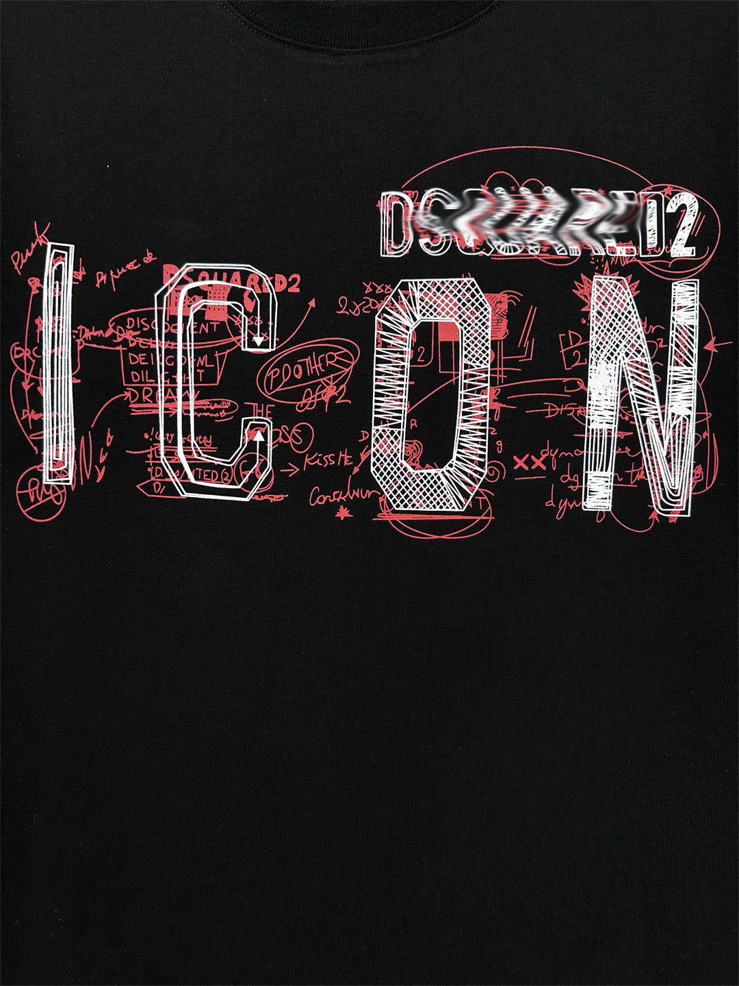 DSQ2 ICON Graffiti T-shirt