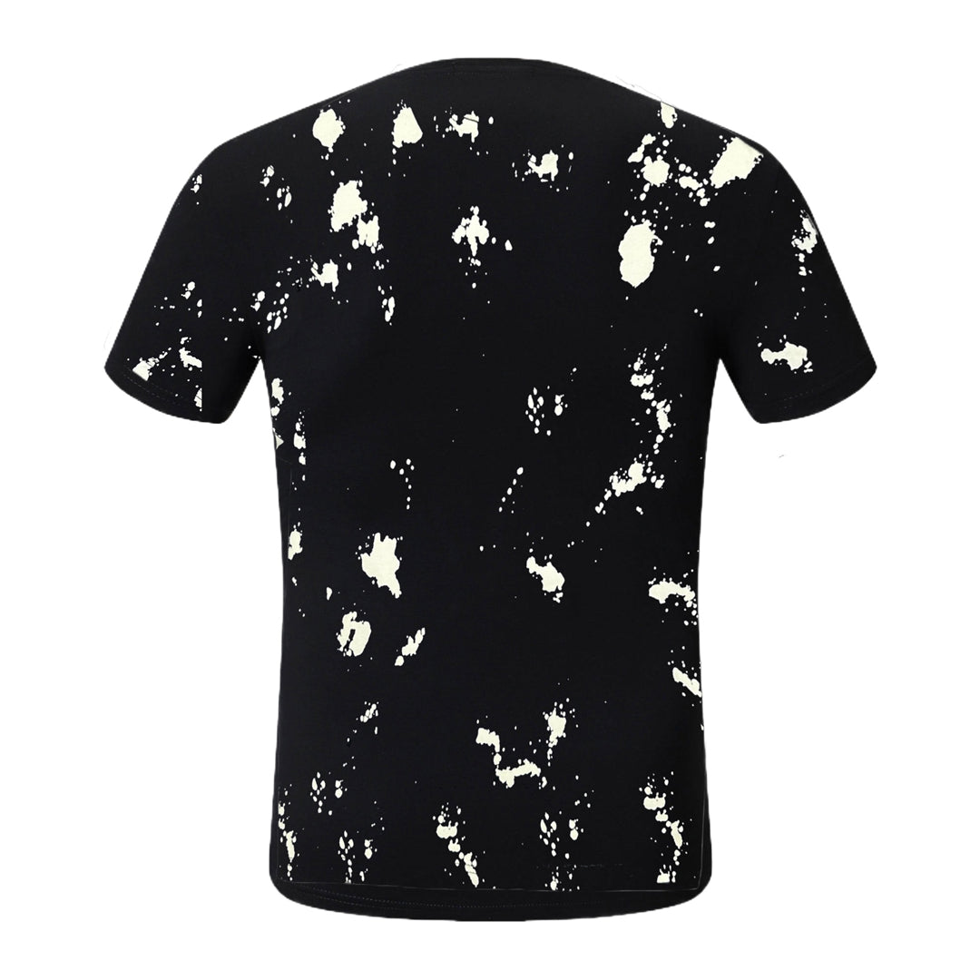 Dsquared2 Graffiti Paint Logo Cotton T-Shirt – 100% Cotton Unisex Tee | Black & White