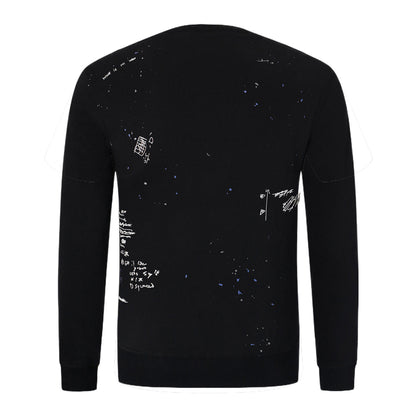 Dsquared2 Graffiti Poster Cotton Sweatshirt — Wear the Wall, Own the Street