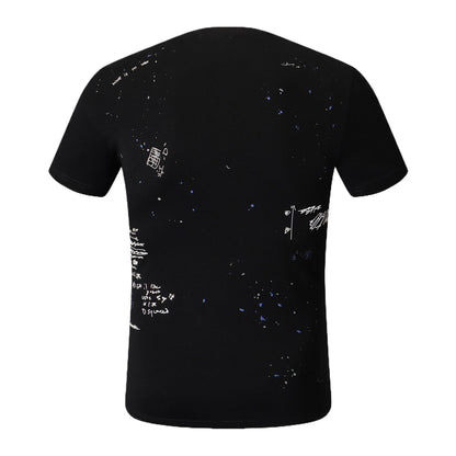 Dsquared2 Poster Graffiti Cotton T-Shirt – 100% Cotton Unisex Tee | Black & White