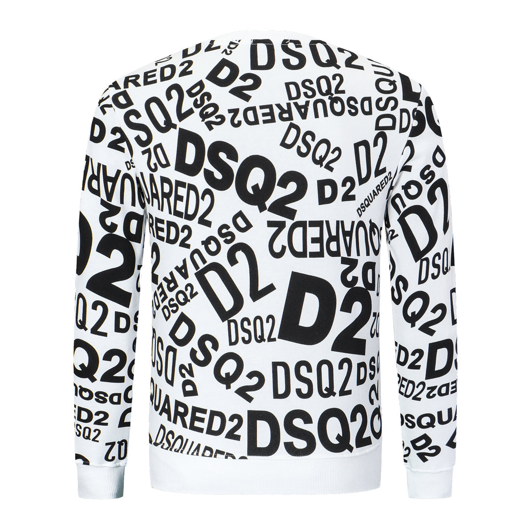 Dsquared2 DSQ2 Logo Cotton Sweatshirt — Understated Luxury for Every Day