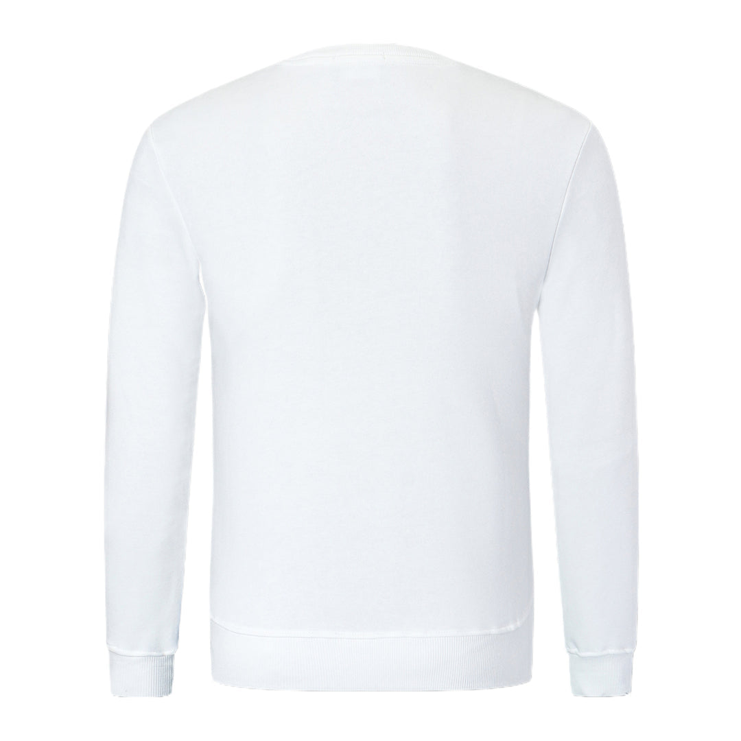 Dsquared2 Silver ICON Cotton Sweatshirt — The ICON, Elevated in Silver.