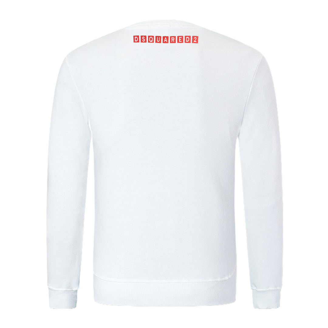 Dsquared2 Embroidery Stamp Cotton Sweatshirt — Certified by Thread, Sealed in Style