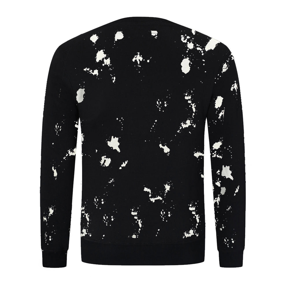 Dsquared2 Paint Logo Cotton Sweatshirt — Street Art Meets Italian Craft