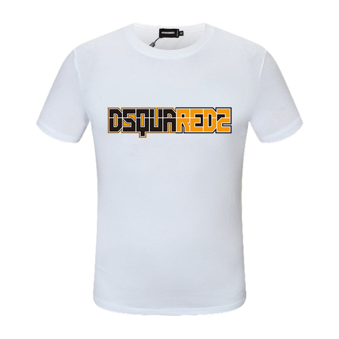 Dsquared2 Logo Print Cotton T-Shirt – 100% Cotton Unisex Tee | Black & White