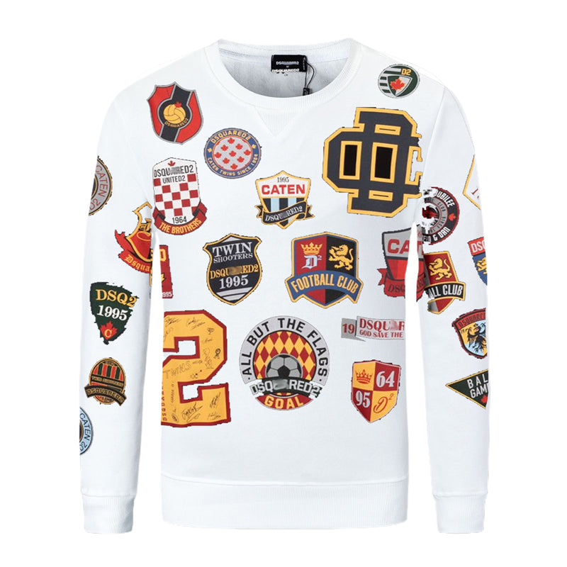 Dsquared2 Stamp Cotton Sweatshirt — Archive Aesthetic, Luxury Craft