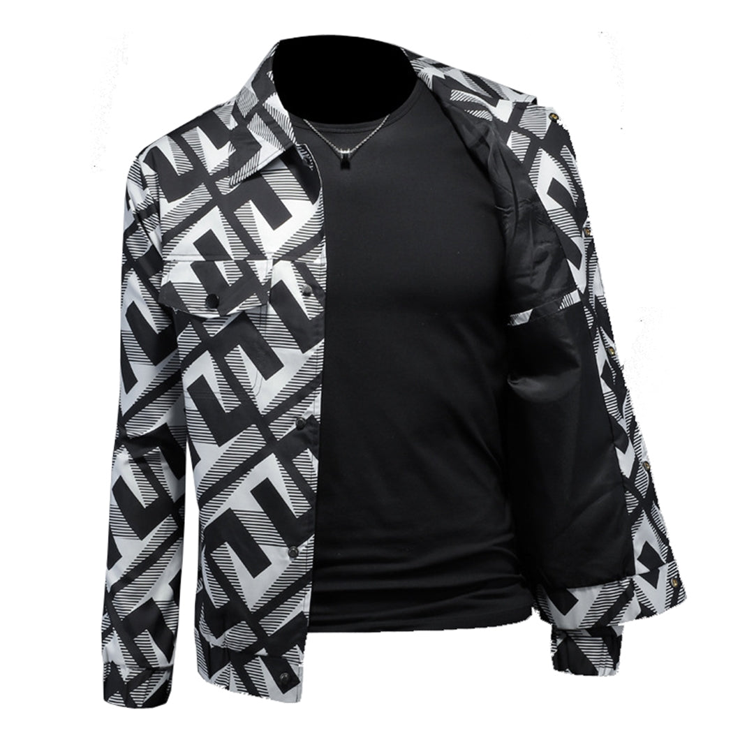 Dsquared2 All-Over Spots Casual Denim Jacket — Rock Energy, Zero Effort.