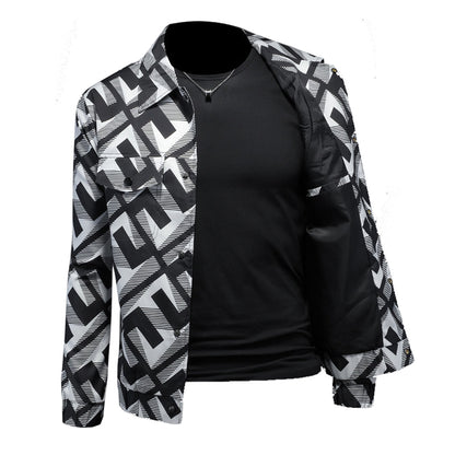 Dsquared2 All-Over Spots Casual Denim Jacket — Rock Energy, Zero Effort.