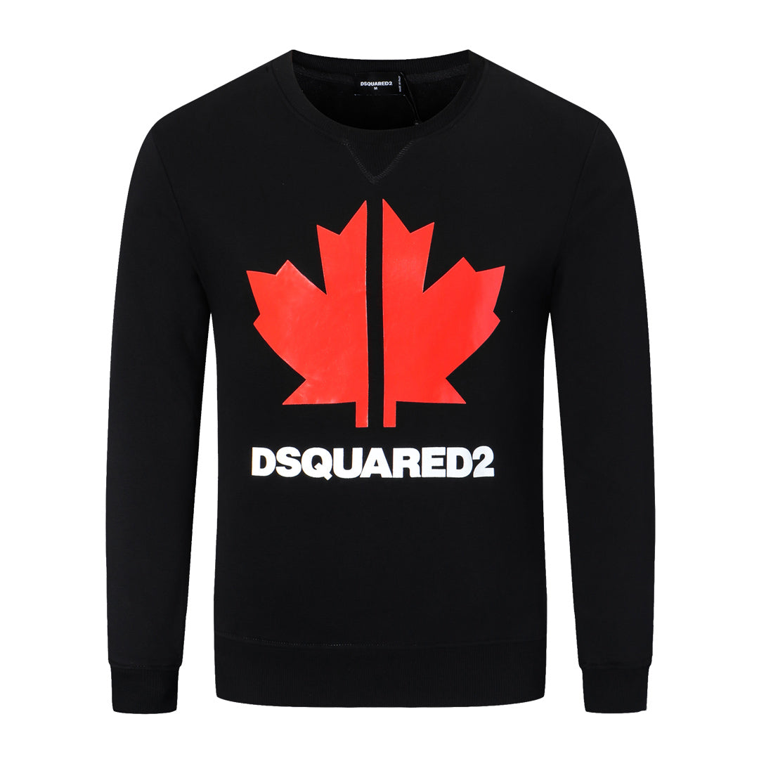 Dsquared2 Maple Leaf Logo Cotton Sweatshirt — Canada, Declared.