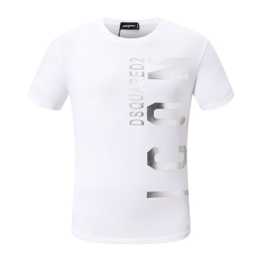 Dsquared2 ICON Logo Cotton T-Shirt – 100% Cotton Unisex Tee | Black & White
