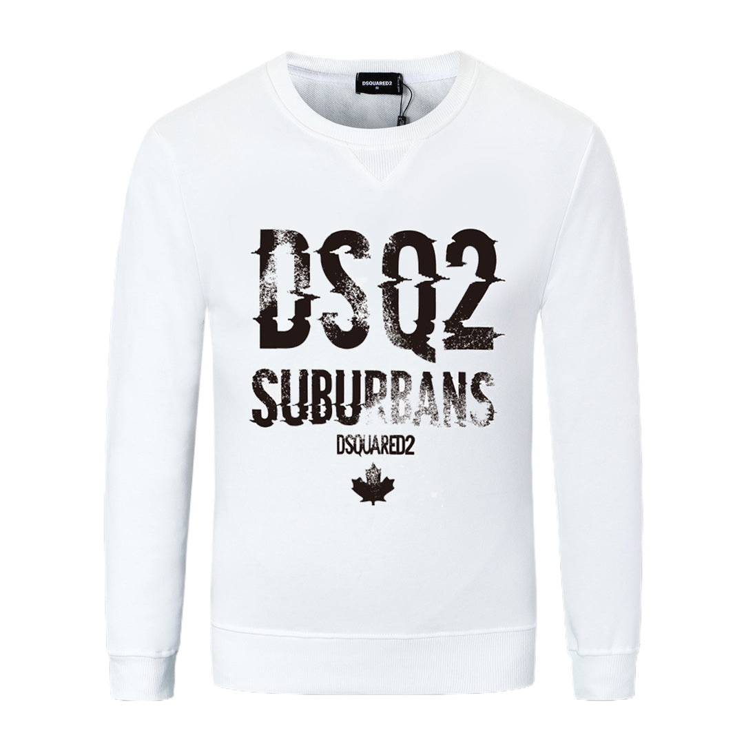 Dsquared2 Font Logo Cotton Sweatshirt — The Typography Is the Statement