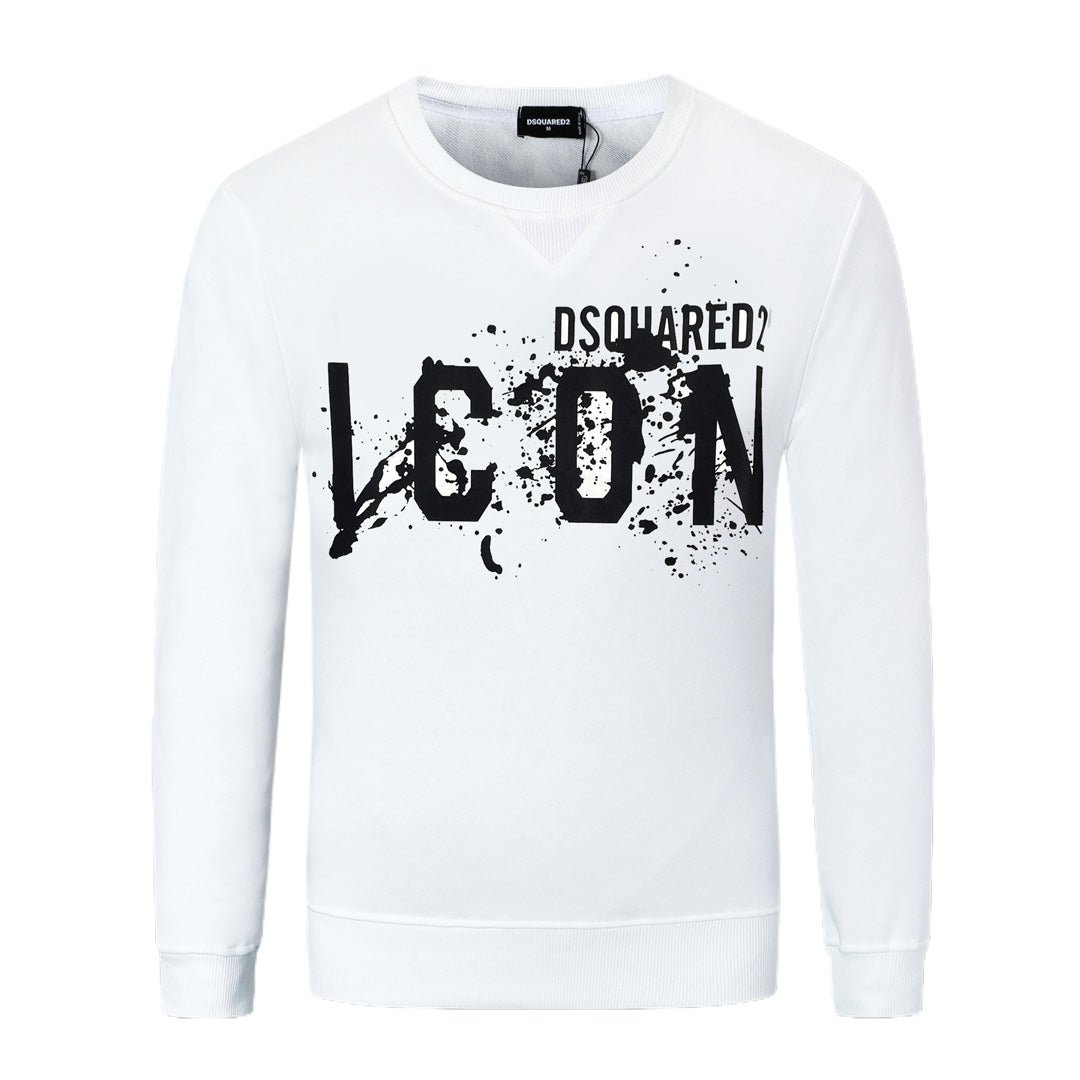 Dsquared2 Paint ICON Cotton Sweatshirt — Two Icons, One Canvas