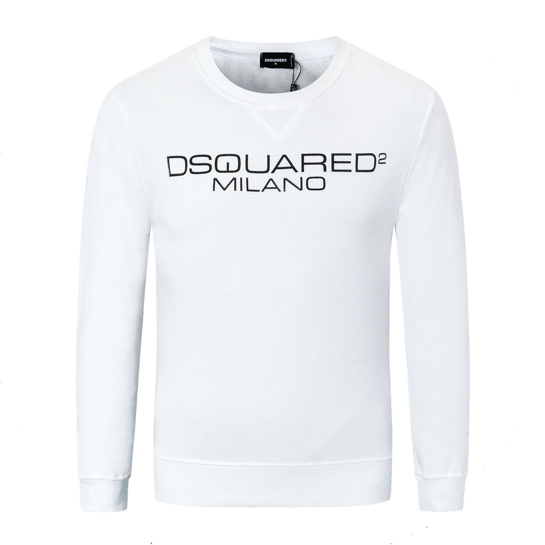 Dsquared2 Milan Logo Cotton Sweatshirt — Born in Canada. Made in Milan.