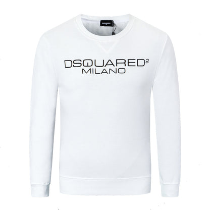 Dsquared2 Milan Logo Cotton Sweatshirt — Born in Canada. Made in Milan.